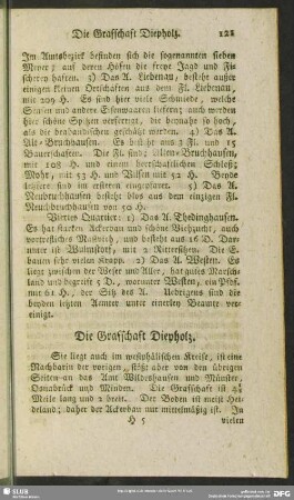 Die Grafschaft Diepholz