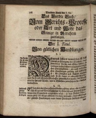 Der I. Titul. - Der XIV. Titul.