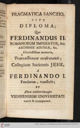 Pragmatica Sanctio