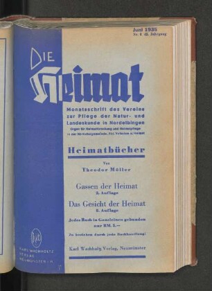 Juni 1935, Nr. 6, 45. Jahrgang