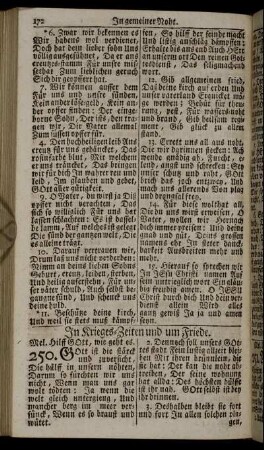 In Kriegs- Zeiten und um Friede. - Vom menschlichen Elend.