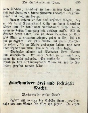 Fünfhundert drei und sechzigste Nacht