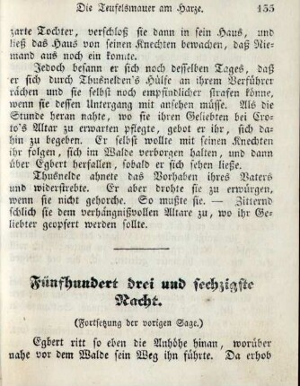 Fünfhundert drei und sechzigste Nacht