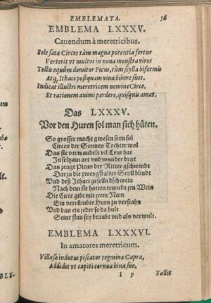 Emblema LXXXVI. In amatores meretricum.