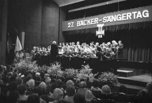 27. Sängertag der Sängervereinigung Badischer Bäckerinnungen im Konzerhaus Karlsruhe