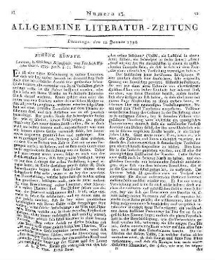 Bertola de'Giorgi, A.: Denkschrift auf Salomo Gessner. Görlitz: Hermsdorf & Anton 1794
