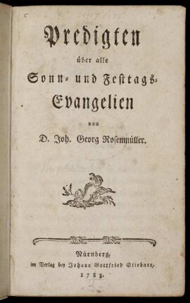 Predigten über alle Sonn- und Festtags-Evangelien