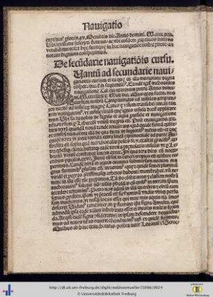 Navigatio Secunda.