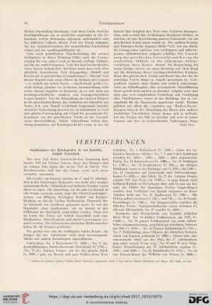 Versteigerungen