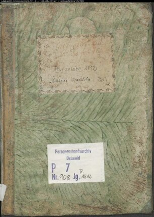 Zivilstandsregister von Stadtlohn (Aufgebote 1812). (Gemeinde: Stadtlohn, Kreis Ahaus)