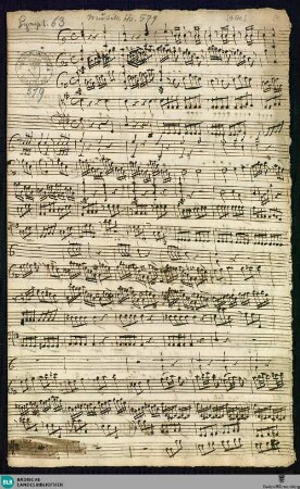 Symphonies - Mus. Hs. 579 : orch; G; BrinzingMWV 7.106