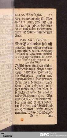 [XXI. - XXX. Capitel]