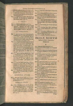 INDEX RERUM In hoc primo tomo contentarum