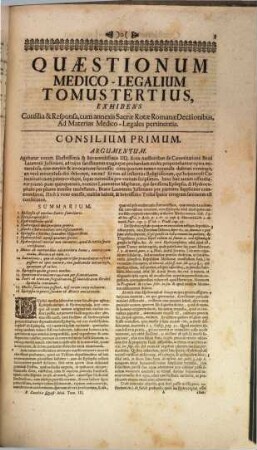 Quaestiones medico-legalium, 3