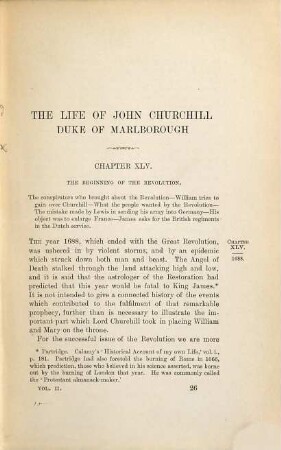 The life of John Churchill Duke of Marlborough to the accession of queen Anne, II