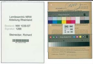 Entnazifizierung Richard Steinecker , geb. 02.12.1898 (Lehrer)