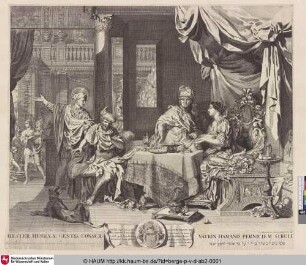 [Ester und Haman vor Ahasver; Esther and Haman before Ahasuerus]