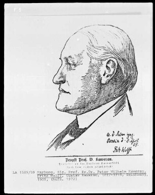 Bildnis Gustav Kawerau (1847-1918)