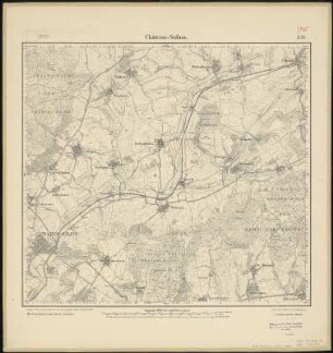 Meßtischblatt 3591 : Château- Salins, 1917 : Château- Salins. - Aufn. 1881, hrsg. 1883, Aufldr. 1917. - 1:25000. - [Berlin]: Reichsamt für Landesaufnahme, 1917. - 1 Kt.