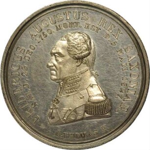 König Friedrich August I. - Tod
