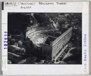 Orange: Römisches Theater, Luftbild