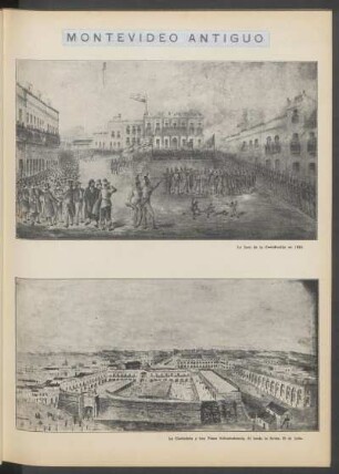 Montevideo antiguo - [Ilustración]