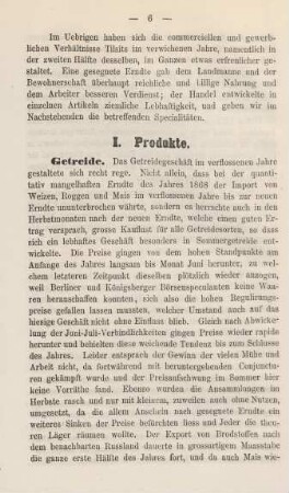 I. Produkte.