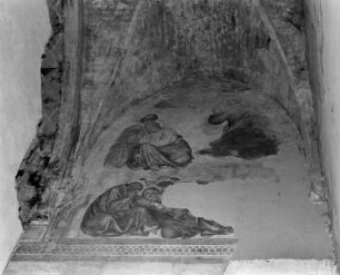 Freskenfragmente zur Passion Christi — Gebet im Garten Gethsemane