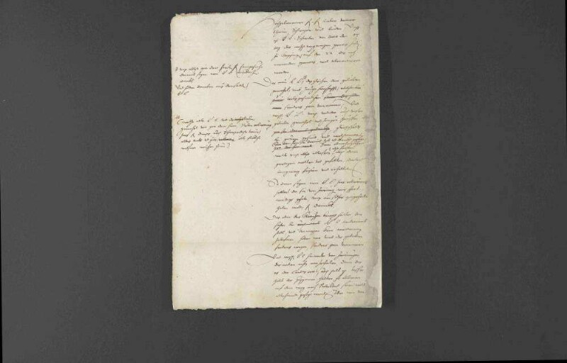 Dankschreiben Markgraf Johann Georgs von Brandenburg an Herzog Christoph von Württemberg für die Übersendung von Neckarwein.