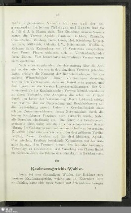 Kaufmannsgerichts-Wahlen