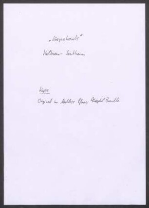 Kriegschronik der ev. Kirchengemeinde Heilbronn-Sontheim (Dek. Heilbronn).