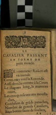 Le passant Cavalier en forme de petit Monde