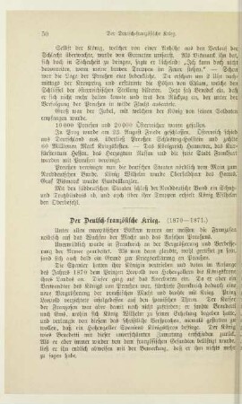 Der Deutsch-französische Krieg. (1870 - 1871)