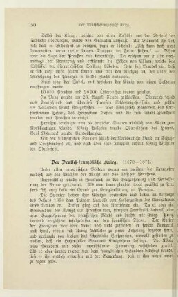 Der Deutsch-französische Krieg. (1870 - 1871)