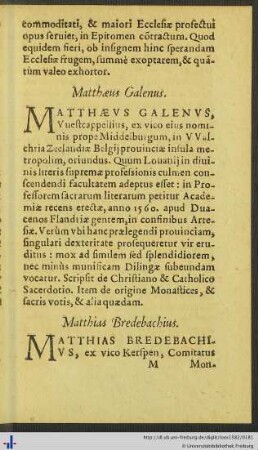 Matthaeus Galenus