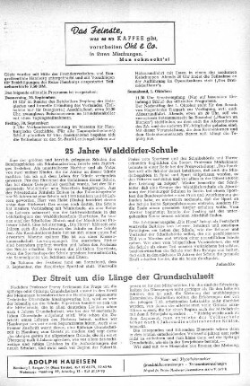 25 Jahre Walddörfer-Schule