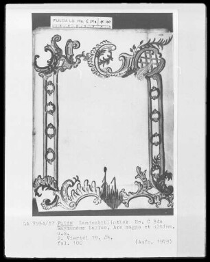Raimundus Lullus, Ars magna et ultima und anderes — ---, Folio 100 rectoRahmen