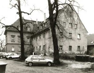 Dresden-Strehlen, Mary-Krebs-Straße 1/Ecke Altstrehlen. Wohnhaus (von Mary Krebs). 2. H. 19. Jh. Straßeansicht von Nordwesten