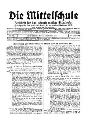 Verordnung zur Abänderung des MDG. vom 24. November 1923