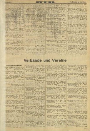 Verbände und Vereine