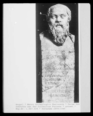 Herme des Sokrates aus der Collezione Farnese