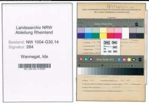Entnazifizierung Ida Wannagat , geb. 01.02.1907 ()