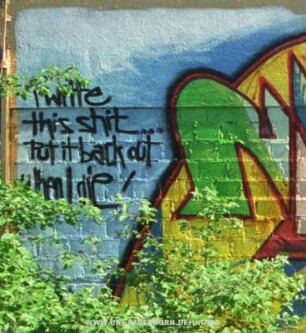 I write this shit... Put it back out when I die!