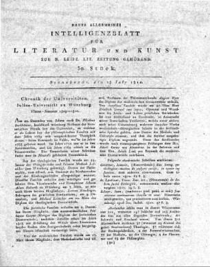 Chronik der Universitäten.