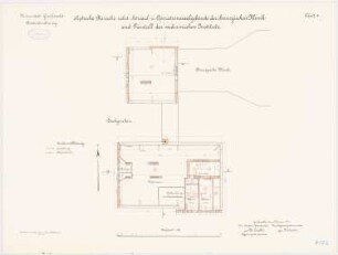 Universität Greifswald Chirurgische Klinik - Septische Baracke/ Hörsaal/ Operationssaal/ Stall: Grundriss Dachgeschoss 1:100