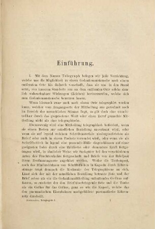 Geschichte der elektrischen Telegraphie