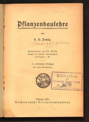 Pflanzenbaulehre
