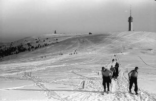 Feldberg: Blick vom Grüble zum Fernsehturm