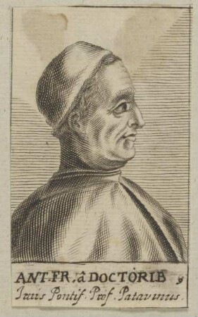 Bildnis des Ant. Fr. â Doctoribus