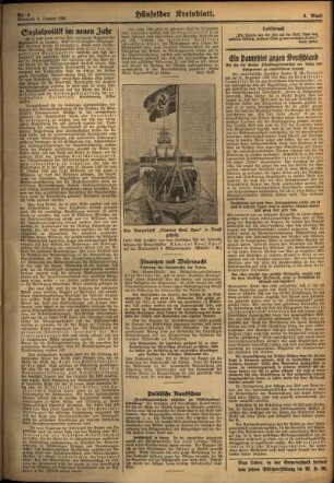 Zweite Ausgabe vom Mittwoch, den 08. Januar 1936.